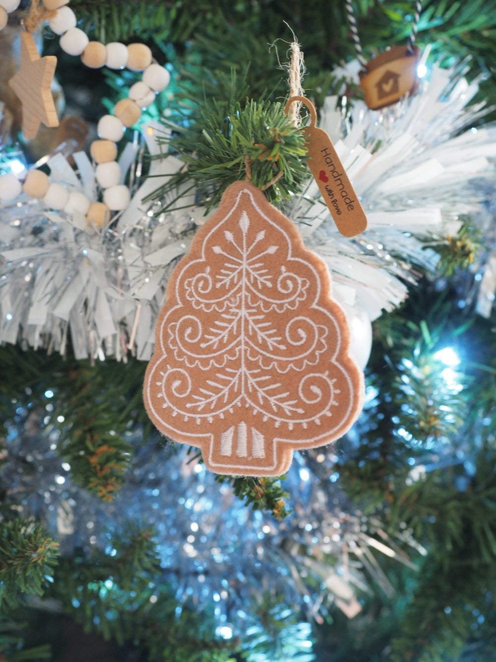 Christmas Tree Gingerbread Cookie