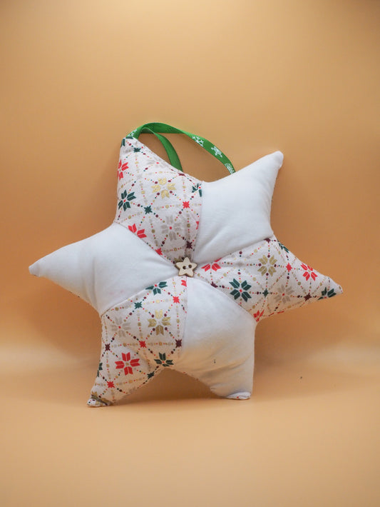 Stuffed Star Christmas Decoration