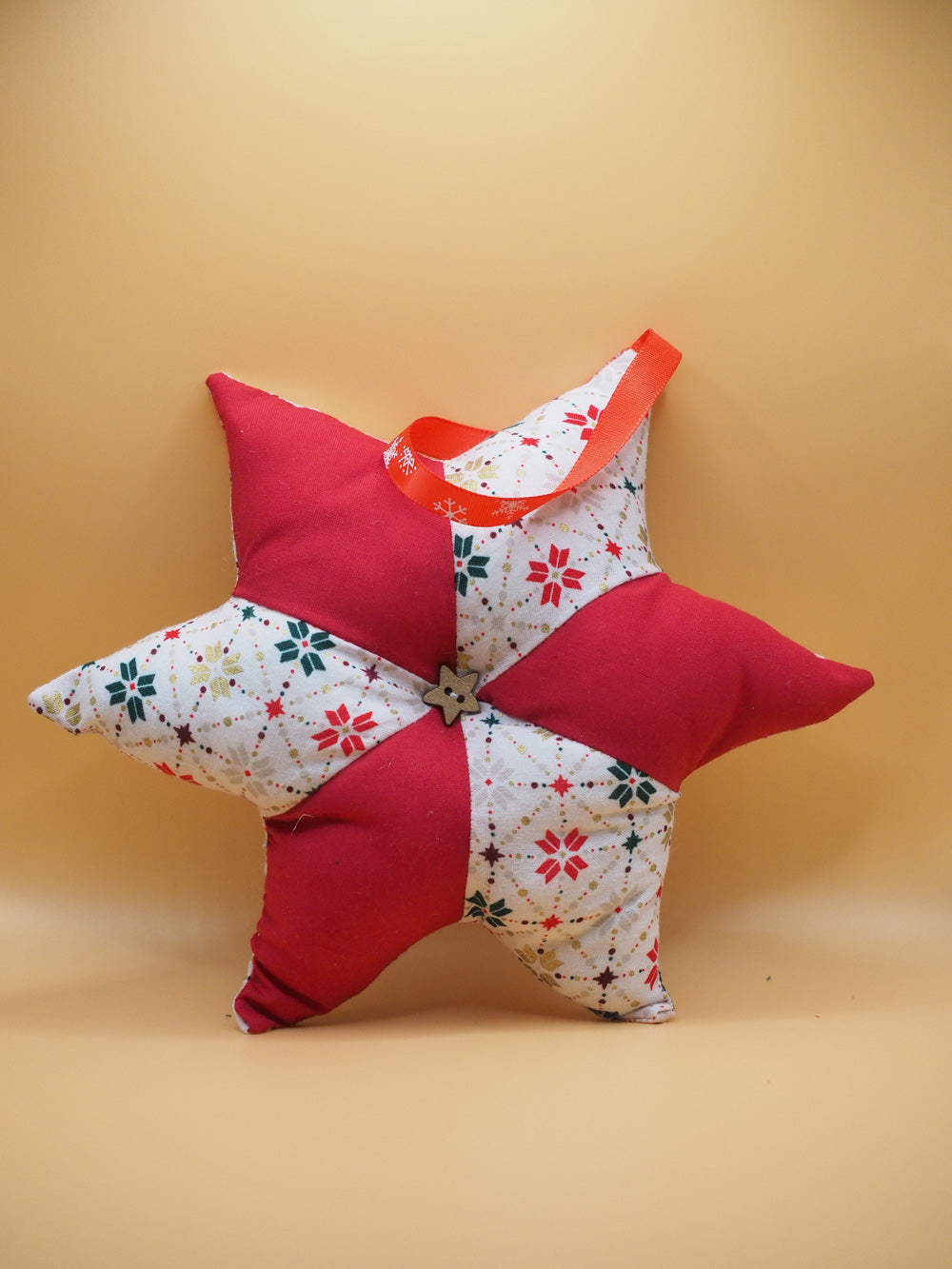 Stuffed Star Christmas Decoration