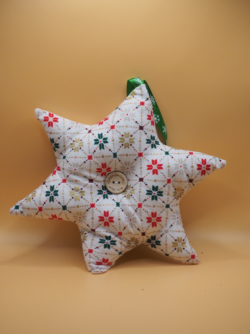 Stuffed Star Christmas Decoration