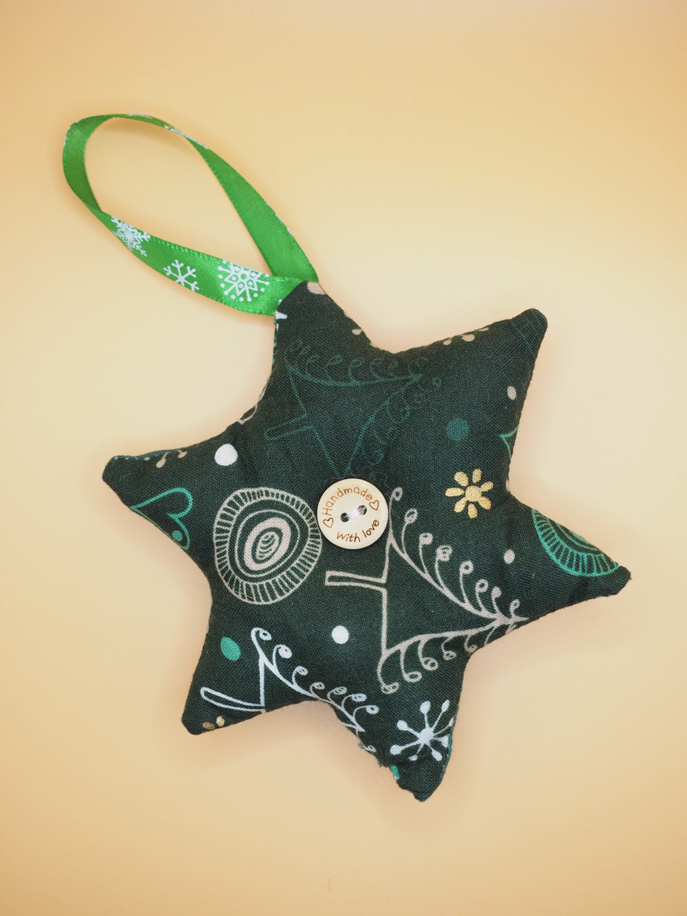 Stuffed Star Christmas Decoration