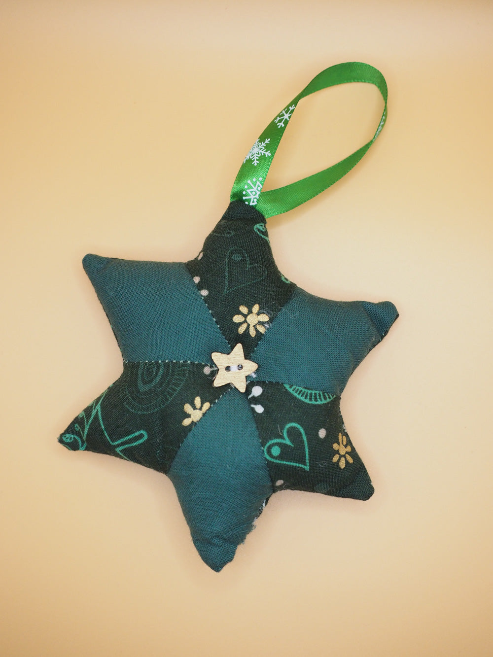 Stuffed Star Christmas Decoration