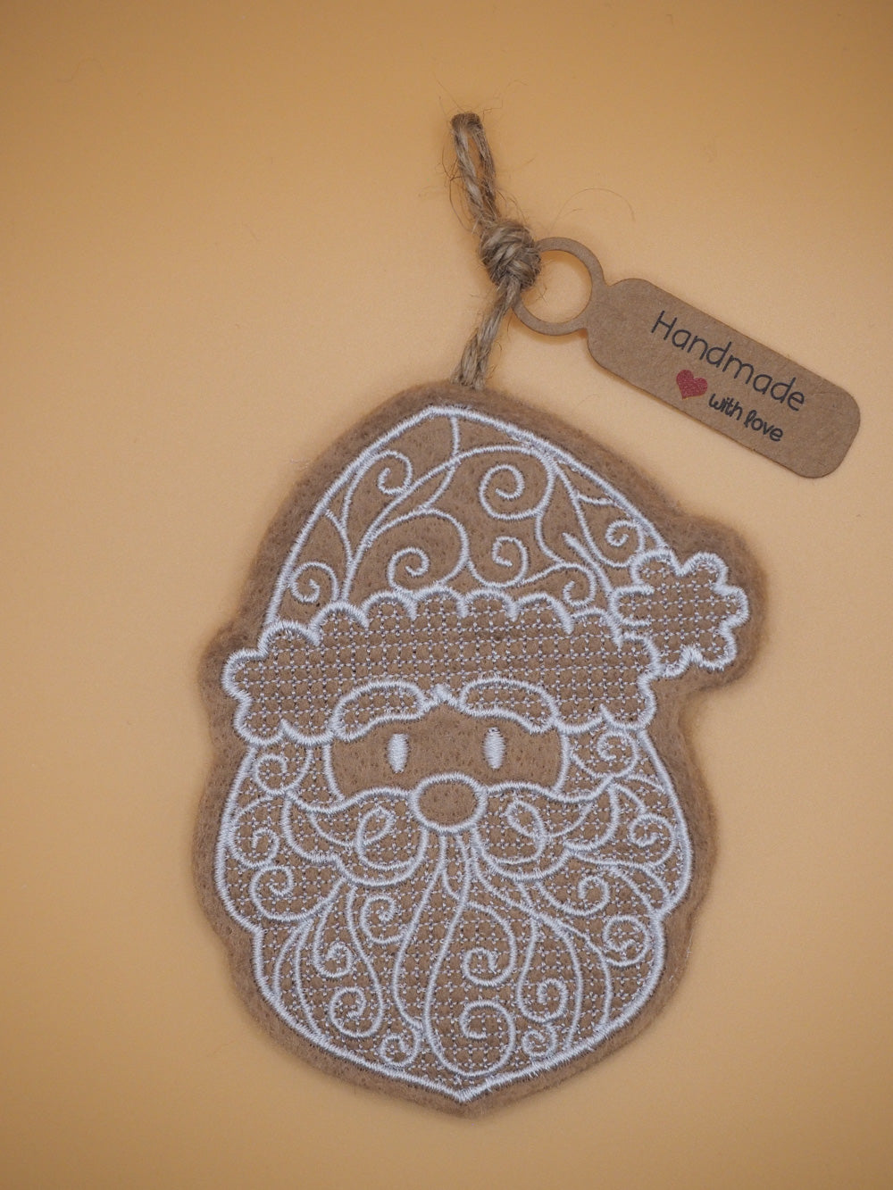 Santa Face Gingerbread Cookie