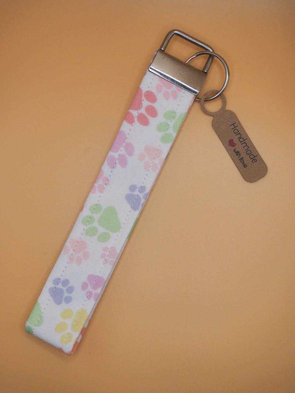 Fabric Wristlet Keyring