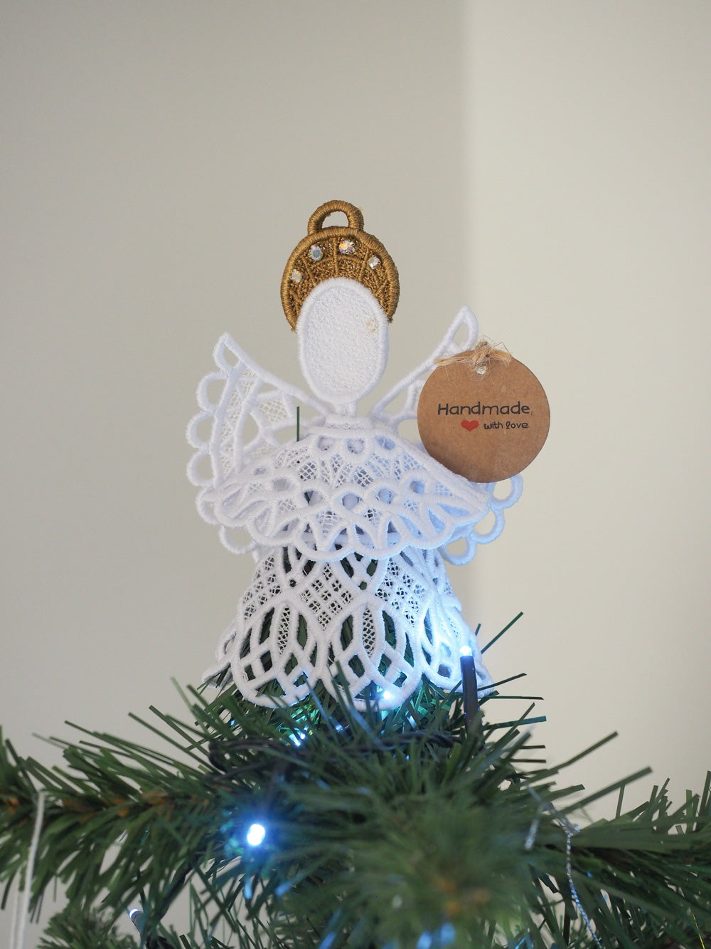 Lace Divine Angel Christmas Tree Decoration