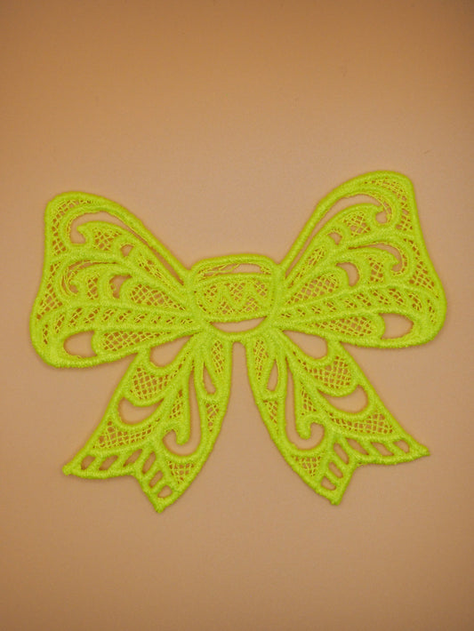 Embroidered Bow Ribbon Present Decoration