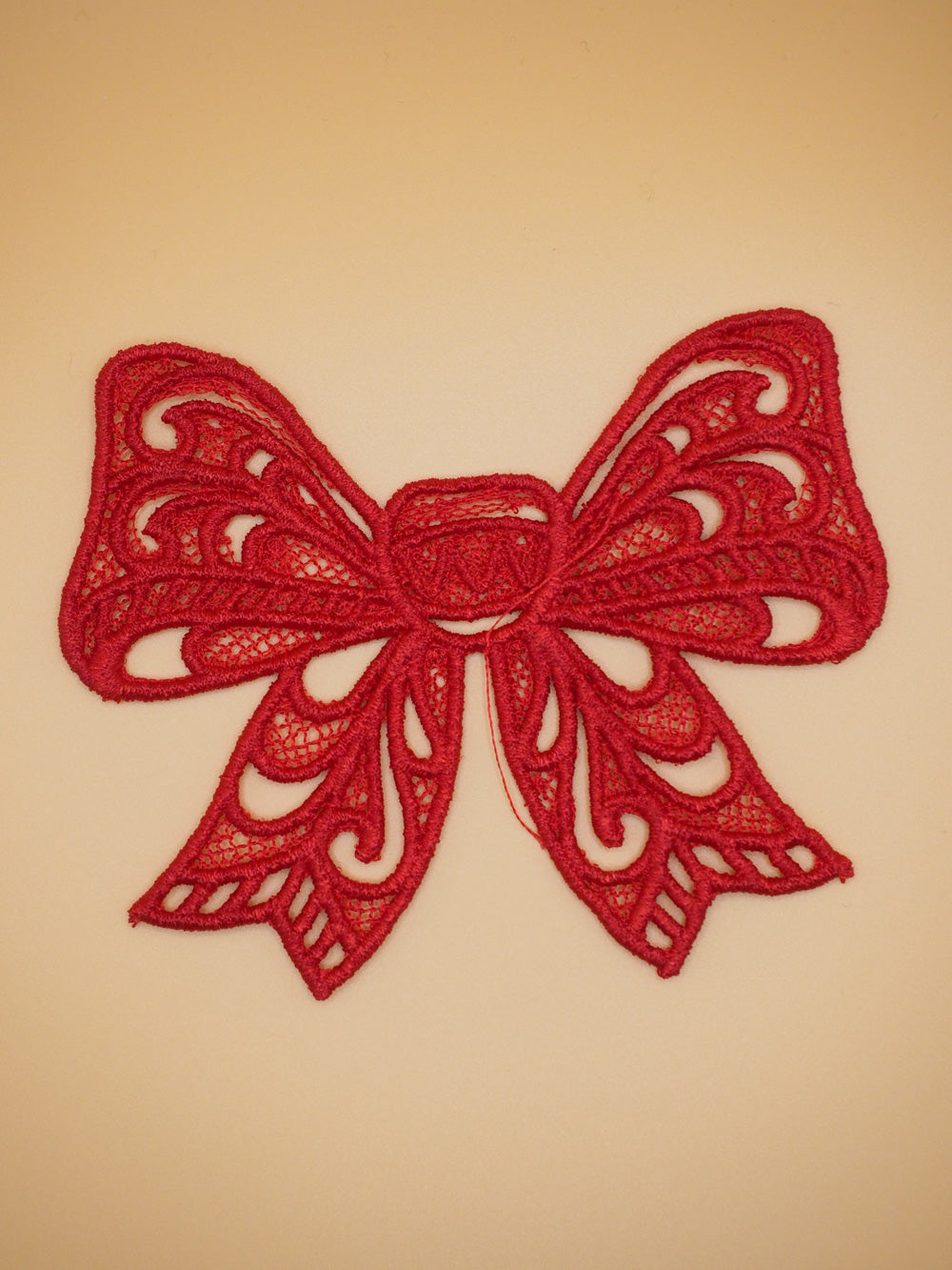 Embroidered Bow Ribbon Present Decoration